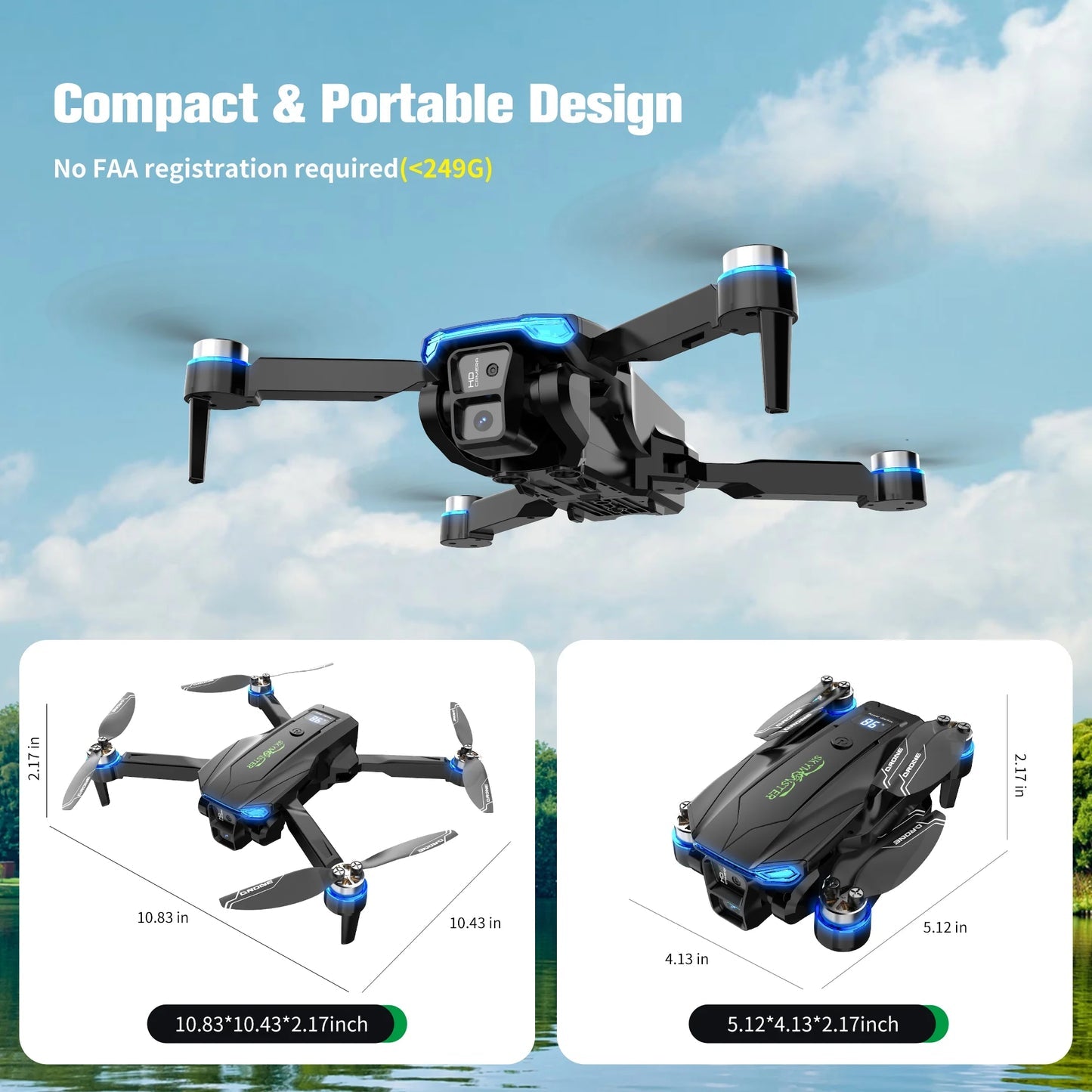 Professional Dual Camera RC Drone