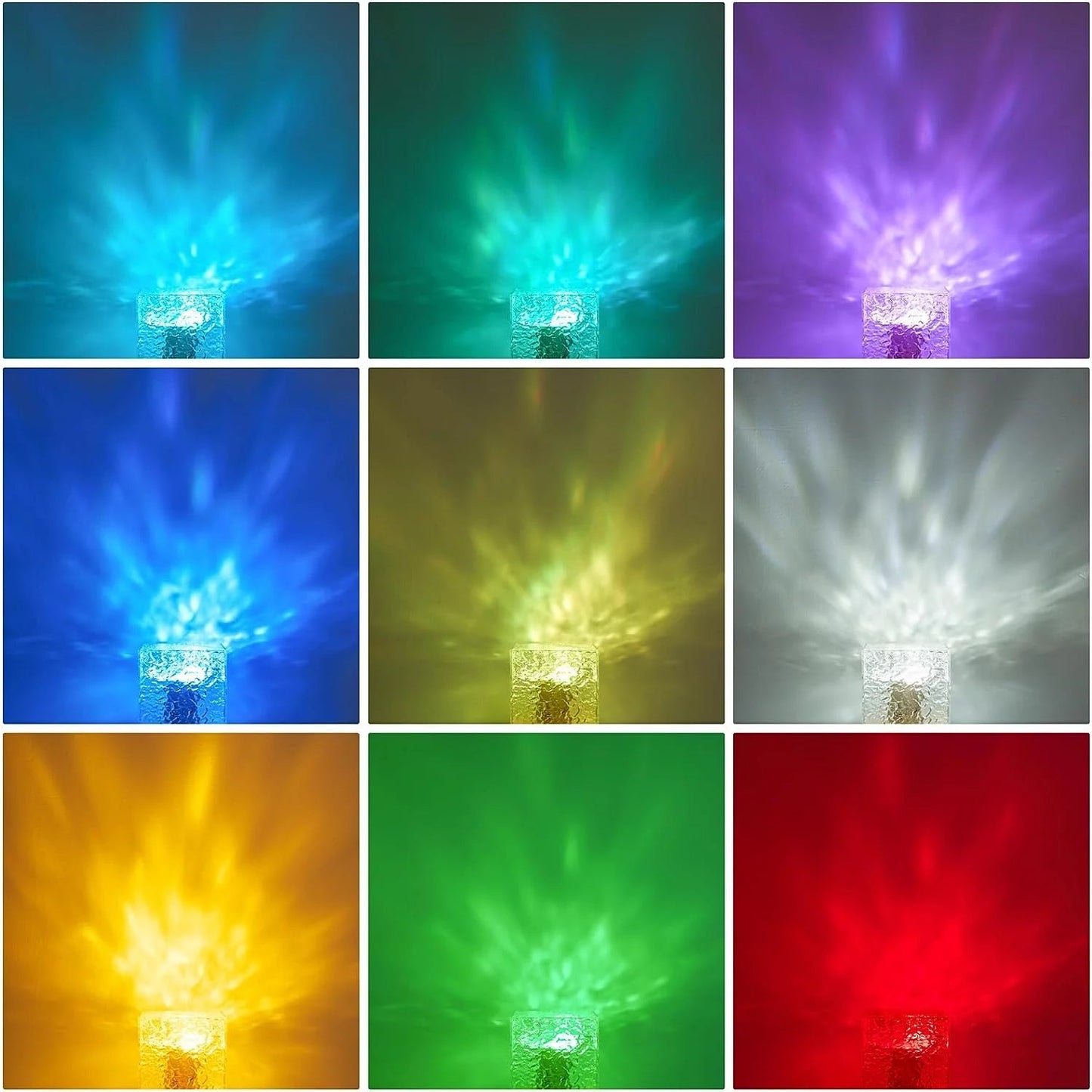 Multi Color 3D Ocean Wave Projector with Remote Control
