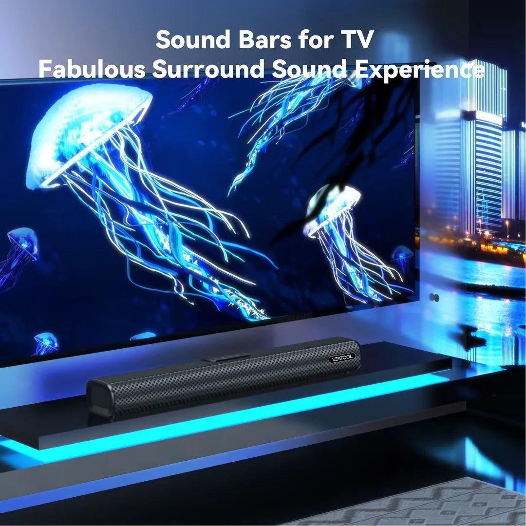 3D Bluetooth Surround Sound System TV Sound Bar for Home Theater