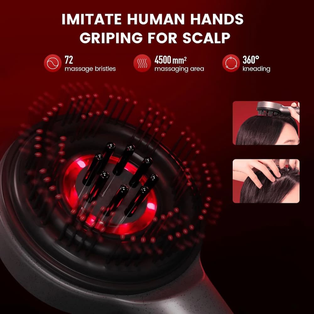 Vanura – Red Light Brush with Deep Scalp Stimulation