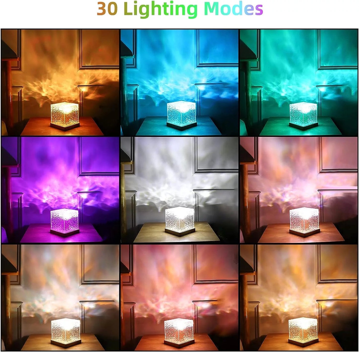 Multi Color 3D Ocean Wave Projector with Remote Control