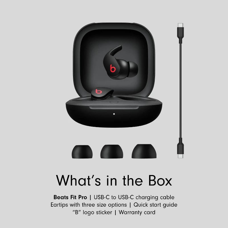 Beats Fit Pro - Noise Cancelling Wireless Earbuds- Black