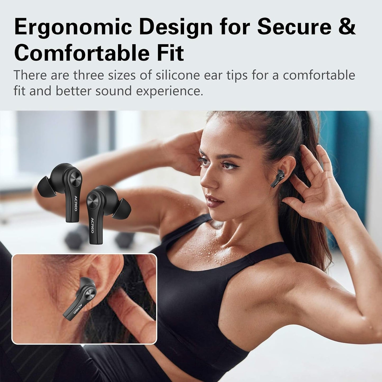 Bluetooth TWS Wireless Earbuds 24 Hours Playtime