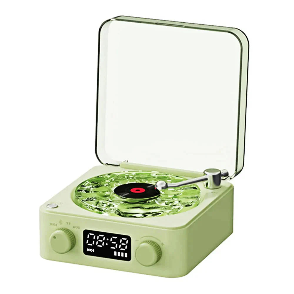 Retro White Noise Bluetooth Speaker with RGB Lighting