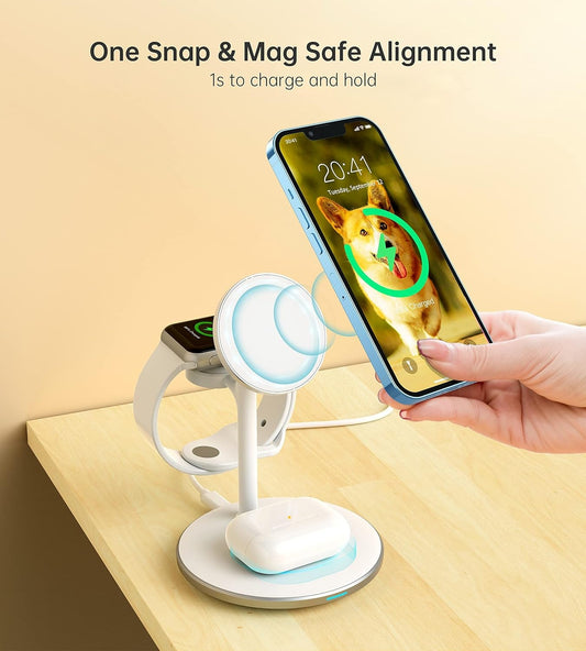 3 in 1 Wireless Charging Station for Apple Devices