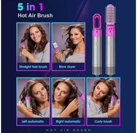 5-in-1 Hot Air Comb Multifunctional Automatic Curler Hair Dryer Hair Straightener professional hair styling tool Dyson Airwrap