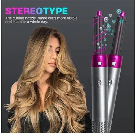 5-in-1 Hot Air Comb Multifunctional Automatic Curler Hair Dryer Hair Straightener professional hair styling tool Dyson Airwrap