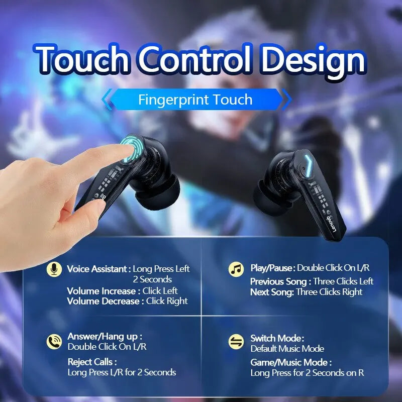 Pro Bluetooth 5.3 Wireless In-Ear Sports and Gaming Headset