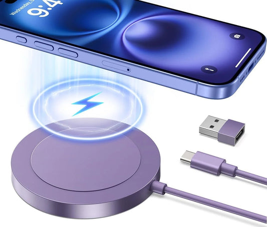 Fast Wireless Charging Pad Compatible with iPhone & Airpods