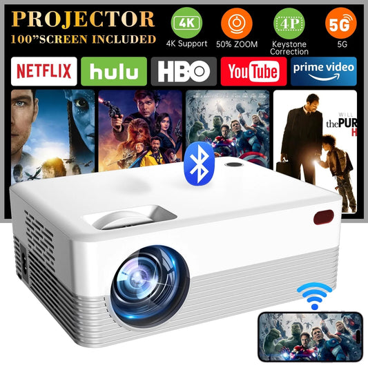 WiFi Projector with Bluetooth