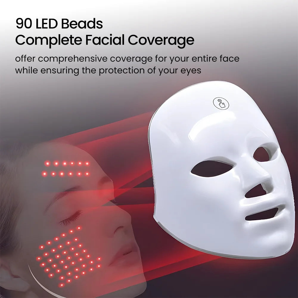 Color Therapy Face Mask for Anti-Aging, Acne & Wrinkles