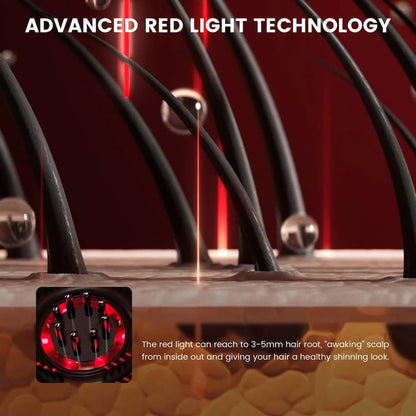 Vanura – Red Light Brush with Deep Scalp Stimulation