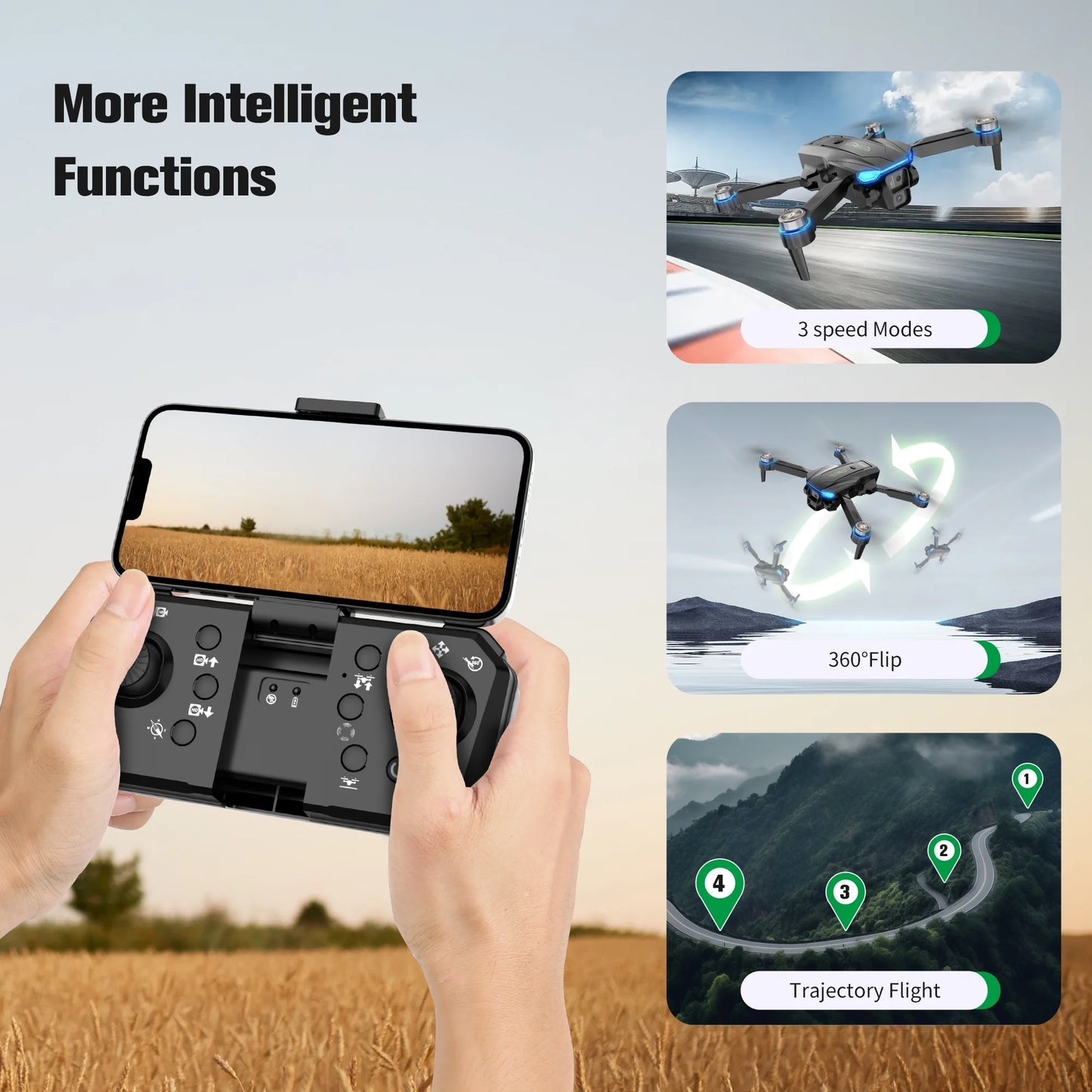 Professional Dual Camera RC Drone