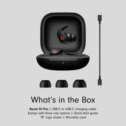 Beats Fit Pro - Noise Cancelling Wireless Earbuds- Black