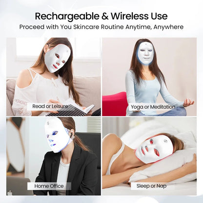 Color Therapy Face Mask for Anti-Aging, Acne & Wrinkles