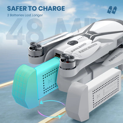 Foldable GPS Drone with 4K HD Camera FPV RC Quadcopter