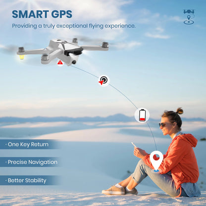 Foldable GPS Drone with 4K HD Camera FPV RC Quadcopter