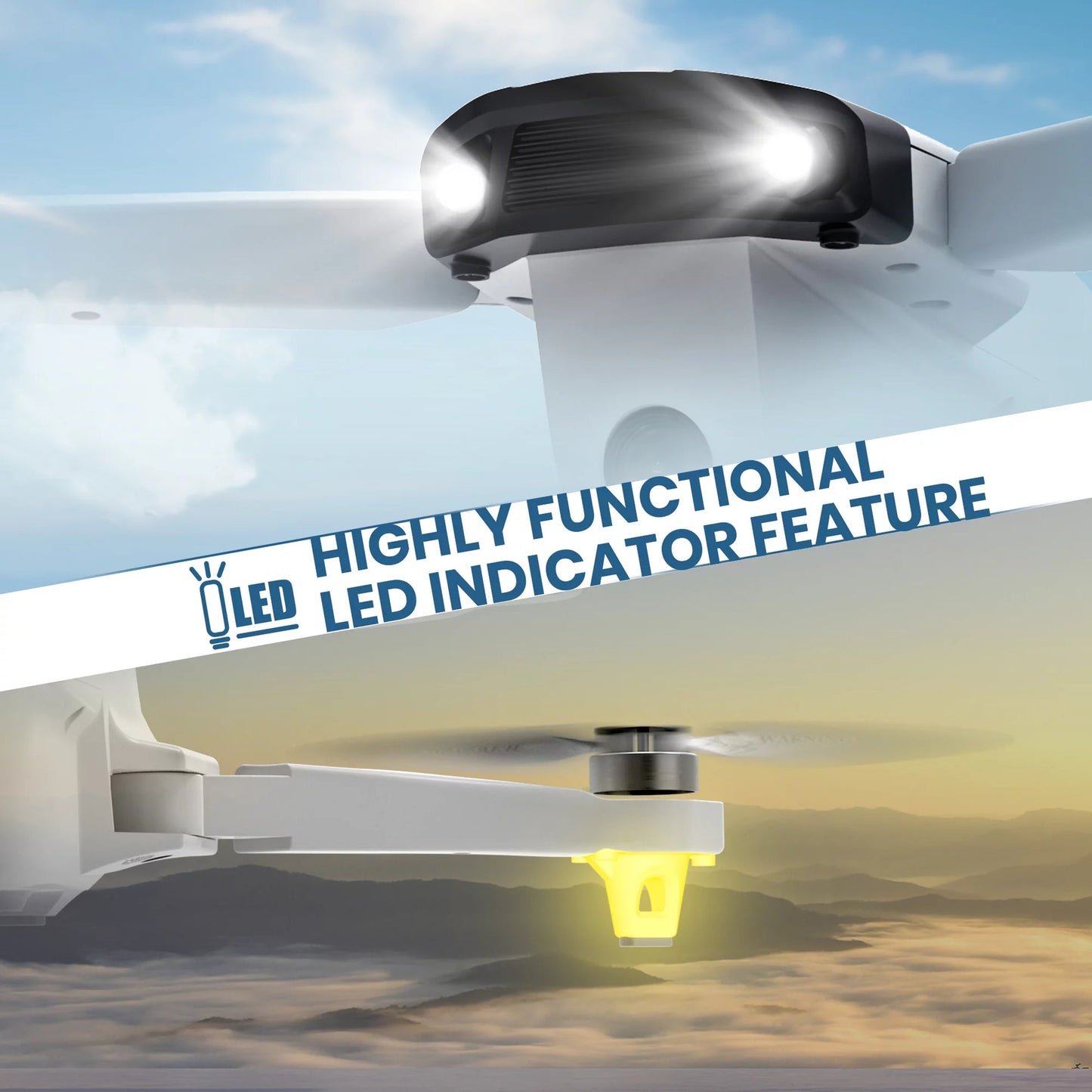 Foldable GPS Drone with 4K HD Camera FPV RC Quadcopter