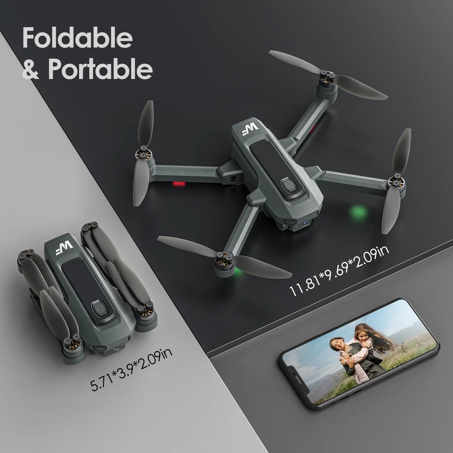 Drone with Camera 1080P with Gesture Control