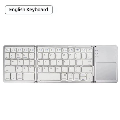Rechargeable Mini Foldable Wireless Keyboard for Windows Android iPad & iPhone