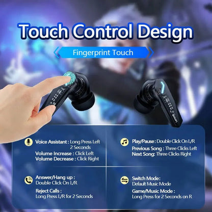 Pro Bluetooth 5.3 Wireless In-Ear Sports and Gaming Headset