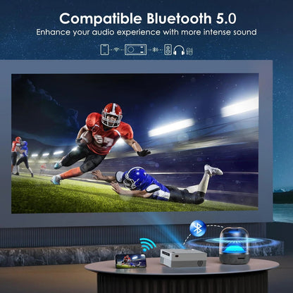 WiFi Projector with Bluetooth